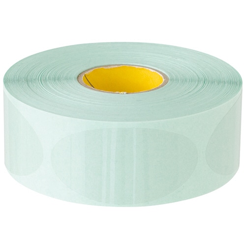 ヘッズ 透明ロールシール 50×26mm M-3RS 500枚/袋（ご注文単位1袋）【直送品】