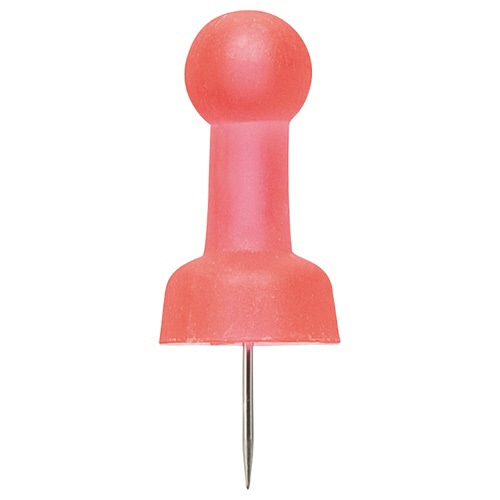 ベロス スリムダルマピン 針長さ6.5mm カラーMIX OSSD-0514M 14本/箱(ご注文単位1箱)【直送品】