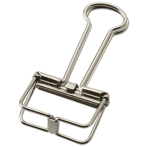 ベロス ワイヤーWクリップ 小 シルバー WDC-310SV 10個/箱(ご注文単位1箱)【直送品】