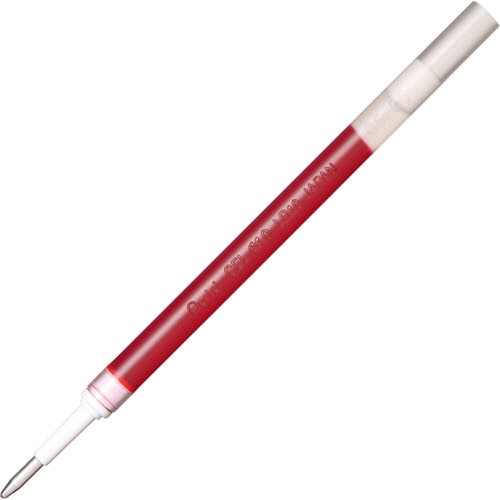 ぺんてる ゲルインクボールペン替芯 1.0mm砲弾チップ 赤 エナージェルシリーズ用 XLR10-B 10本/セット(ご注文単位1セット)【直送品】