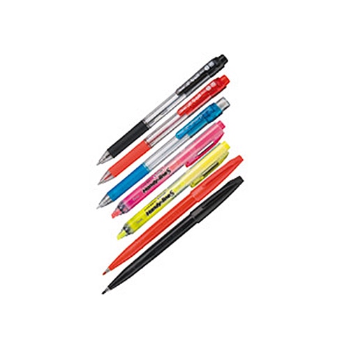 ぺんてる ペンスタンド付きスターターセット 7点組 HIKIMOST 1セット(ご注文単位1セット)【直送品】