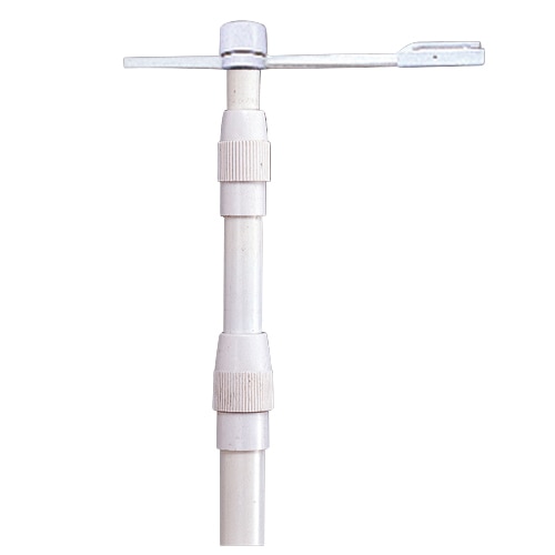 ポップワン ノボリ竿 3NL-30型 白 13084 1本（ご注文単位1本）【直送品】