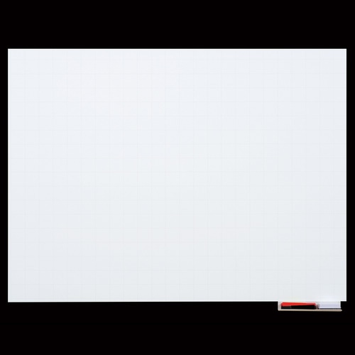 マグエックス マグネットホワイトボードシート 暗線入 大 900×600mm MSHP-6090-M 1枚(ご注文単位1枚)【直送品】