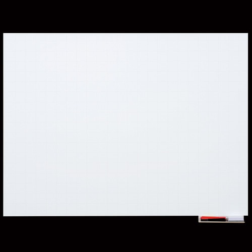 マグエックス マグネットホワイトボードシート 暗線入 超特大 1800×900mm MSHP-90180-M 1枚(ご注文単位1枚)【直送品】