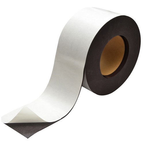 マグエックス マグネット粘着付原反ロール 幅100mm×長さ10m×厚さ0.8mm MSWFGR-08-100-10 1巻(ご注文単位1巻)【直送品】