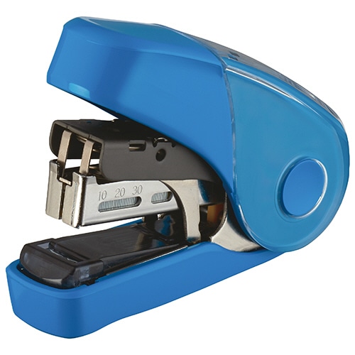 マックス 軽とじフラットホッチキス サクリフラット3 32枚とじ ブルー HD-10FL3K/B 1個(ご注文単位1個)【直送品】