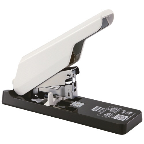 マックス 軽とじ中型ホッチキス 75枚とじ ホワイト HD-3DEL 1台(ご注文単位1台)【直送品】