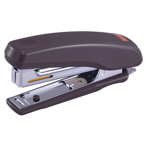 マックス 高機能コンパクトホッチキス 20枚とじ ダークグレー HD-10NX 1個(ご注文単位1個)【直送品】