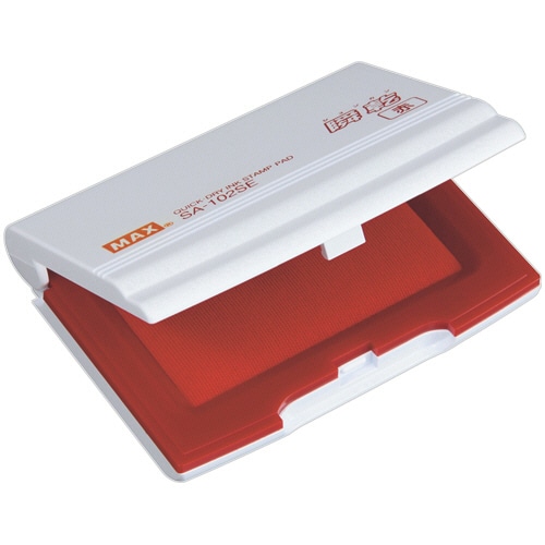 マックス 瞬乾スタンプ台 小形 赤 SA-102SEカミバコ 1個(ご注文単位1個)【直送品】