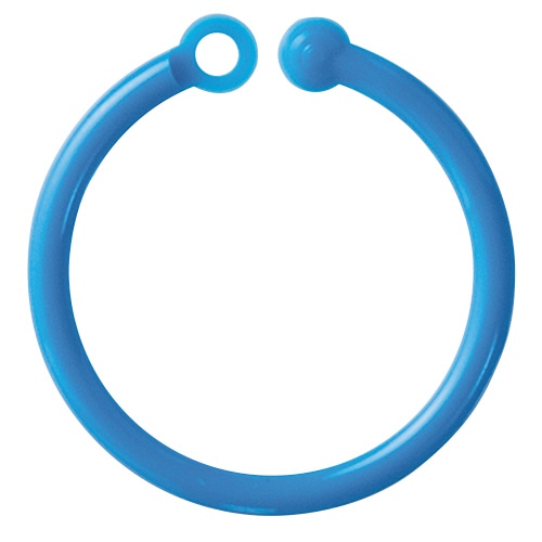 ミツヤ カラープラリング 内径20mm 青 CCR-04-50P-BU 50本/袋(ご注文単位1袋)【直送品】