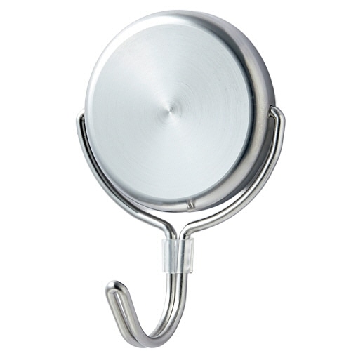 ミツヤ ステンレスボディ パワーマグネットフック フラット 耐荷重12kg シルバー PMH-SUS12 1個(ご注文単位1個)【直送品】