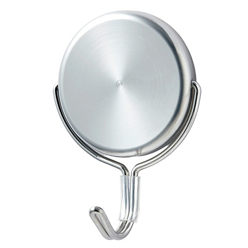 ミツヤ ステンレスボディ パワーマグネットフック フラット 耐荷重18kg シルバー PMH-SUS18 1個(ご注文単位1個)【直送品】