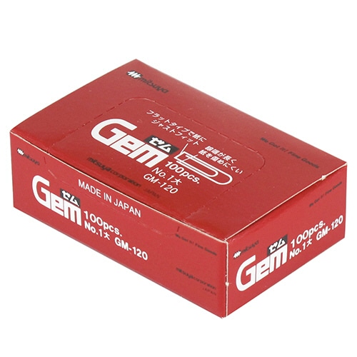 ミツヤ ゼムクリップ 大 29mm GM-120 約100本 1箱（ご注文単位1箱）【直送品】