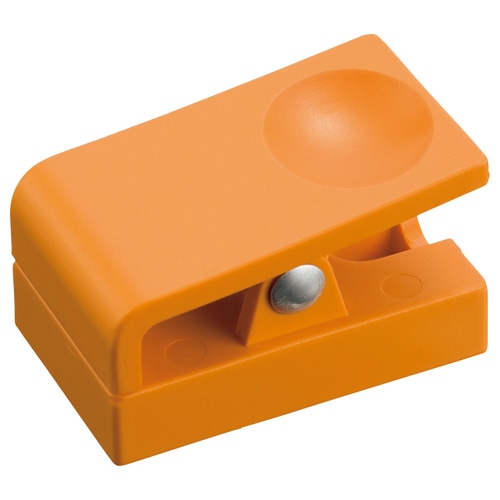 ミツヤ プラマグネットクリップ 小 橙 ME-PMCSK-OR 1個（ご注文単位1個）【直送品】
