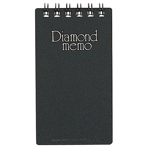 ミドリ ダイヤメモ＜S＞ 黒 19001-011 10冊/セット（ご注文単位1セット）【直送品】
