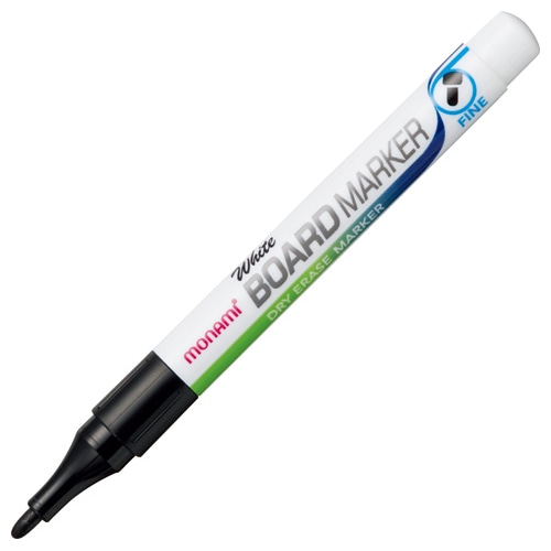 モナミ ホワイトボードマーカー 細字丸芯 黒 11415 1本(ご注文単位1本)【直送品】