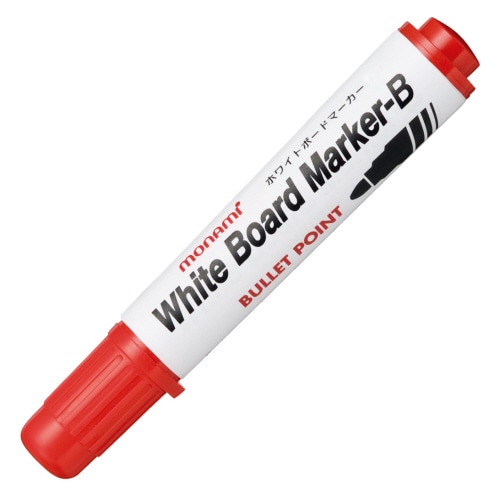 モナミ ホワイトボードマーカーB 丸芯 赤 10503 1本(ご注文単位1本)【直送品】