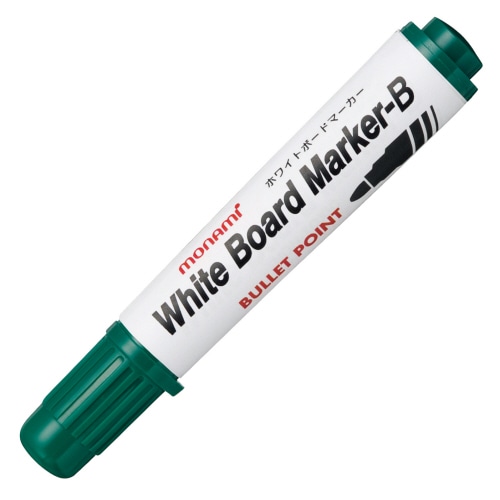モナミ ホワイトボードマーカーB 丸芯 緑 10504 1本(ご注文単位1本)【直送品】