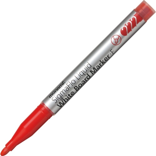 モナミ ホワイトボード用マーカー SigmaFlo Liquid 細字 赤 18418 1本(ご注文単位1本)【直送品】