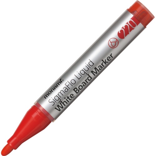 モナミ ホワイトボード用マーカー SigmaFlo Liquid 太字 赤 18414 1本(ご注文単位1本)【直送品】