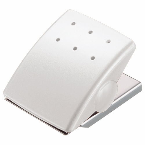 ライオン事務器 マグネットクリップ W43×D53×H33mm ホワイト MC-1W 1個（ご注文単位1個）【直送品】