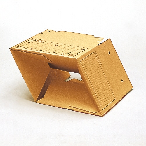 ライオン事務器 文書保存箱 強化タイプ A4用 内寸W420×D325×H265mm SC-12 1個(ご注文単位1個)【直送品】