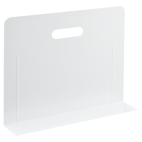 リヒトラブ ブックエンド・スーパーワイドタイプ マグネット付 白 A-7353-0 1個（ご注文単位1個）【直送品】