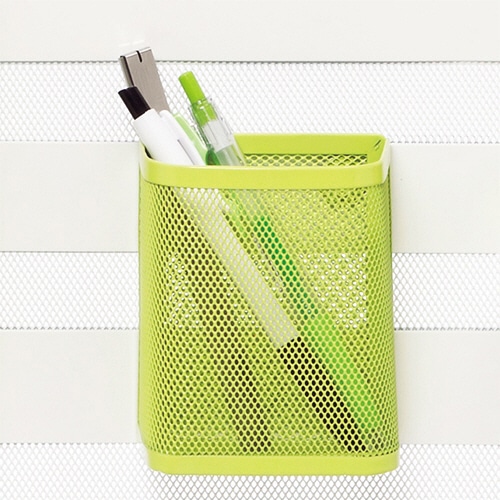 リヒトラブ マグネットポケット ペンスタンド 白 A-7390-0 1個（ご注文単位1個）【直送品】