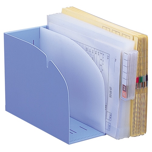 リヒトラブ リクエスト ブックスタンド 2ブロック 水 G1620-14 1個(ご注文単位1個)【直送品】