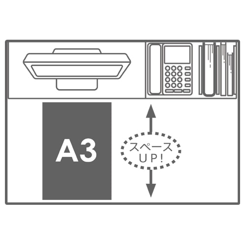 リヒトラブ 机上台 W390×D250×H80mm 黄緑 A-7330-6 1台(ご注文単位1台)【直送品】
