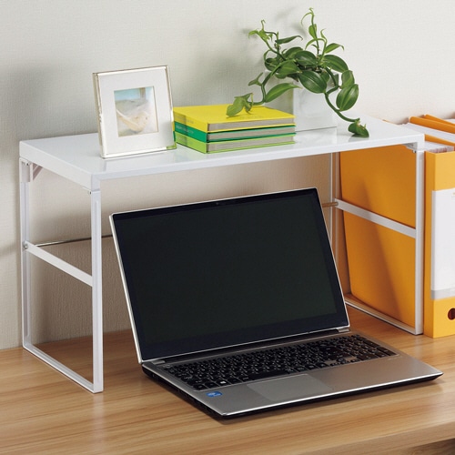 リヒトラブ 机上台 トールタイプ W590×D250×H335mm 白 A-7336-0 1台(ご注文単位1台)【直送品】