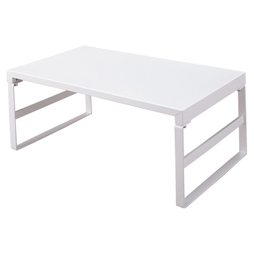 リヒトラブ 机上台 ハイタイプ W390×D250×H160mm 白 A-7331-0 1台（ご注文単位1台）【直送品】