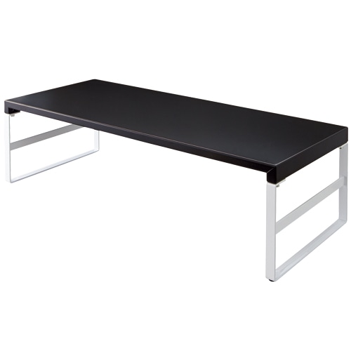 リヒトラブ 机上台 ハイタイプ W590×D250×H160mm 黒 A-7333-24 1台（ご注文単位1台）【直送品】