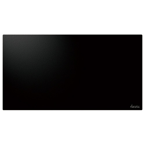>共栄プラスチック ライティング デスクマット KAI 590×320mm ブラック WDM-KAI 1枚(ご注文単位1枚)【直送品】