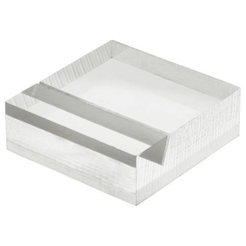 光 透明アクリルカード立て W30×D30×H10mm A339-1-6 6個/袋(ご注文単位1袋)【直送品】