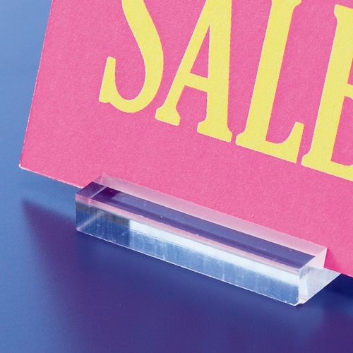 光 透明アクリルカード立て W30×D30×H10mm A339-1-6 6個/袋(ご注文単位1袋)【直送品】