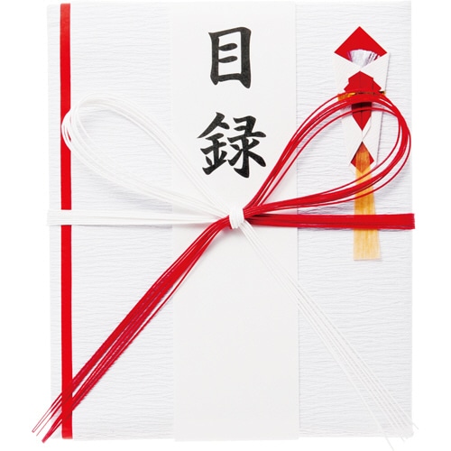 今村紙工 紅白7本 花結 目録 短冊付 TNO-MO 1枚(ご注文単位1枚)【直送品】