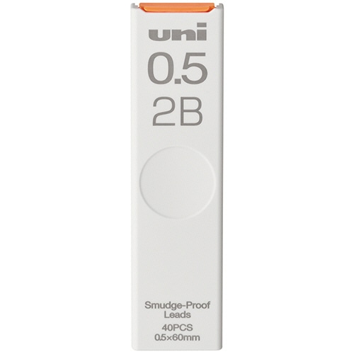 三菱鉛筆 シャープ替芯 ユニ 0.5mm 2B ULS05402B 40本/個（ご注文単位1個）【直送品】