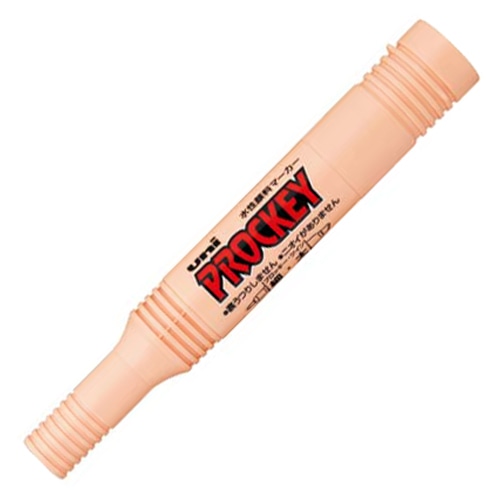 三菱鉛筆 水性マーカー プロッキー 詰め替えタイプ 太字角芯＋細字丸芯 うすだいだい PM150TR.54 1本（ご注文単位1本）【直送品】