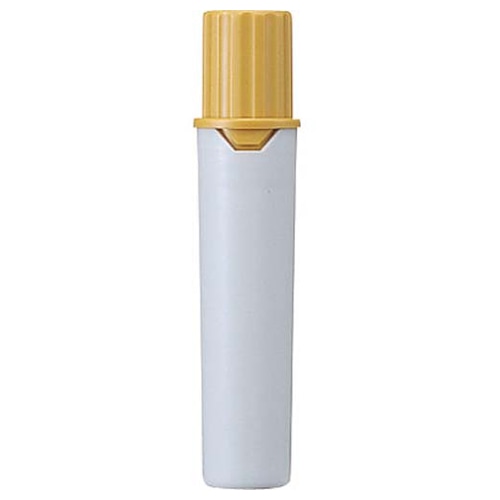 三菱鉛筆 水性マーカー プロッキー詰替えタイプ用インクカートリッジ 太字角芯+細字丸芯 黄土色 PMR70.19 1本(ご注文単位1本)【直送品】