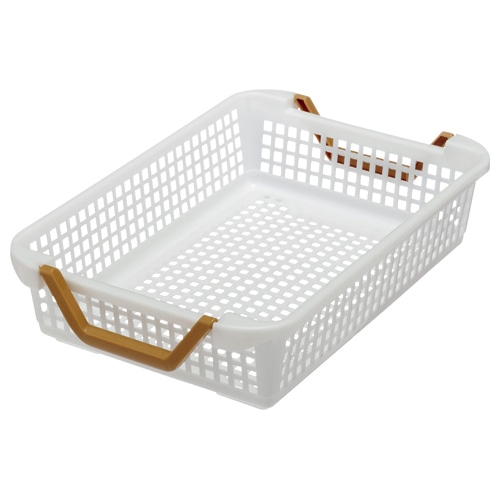 山田化学 スタックバスケット ナチュラル NO.340 1個(ご注文単位1個)【直送品】