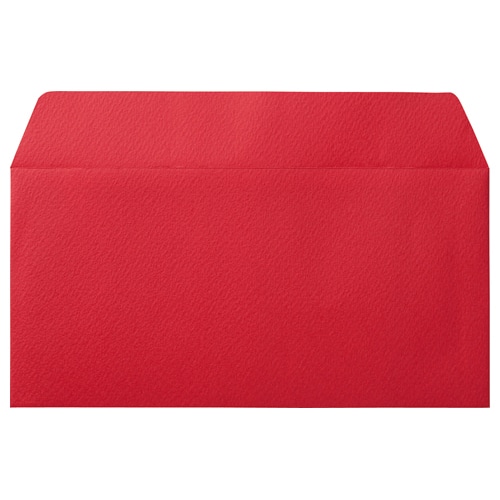 寿堂 カラー横型封筒 110×220mm 127.9g/㎡ テープのり付 〒枠なし クランベリー 10350 10枚/袋(ご注文単位1袋)【直送品】