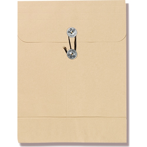 菅公工業 クラフトパッカー(マチ広) 角2 120g/㎡ ホ278 10枚/袋(ご注文単位1袋)【直送品】