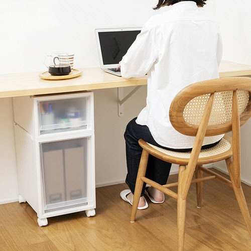 天馬 Fits フィッツ差込式キャスター CSP-40 ホワイト 4個/袋(ご注文単位1袋)【直送品】