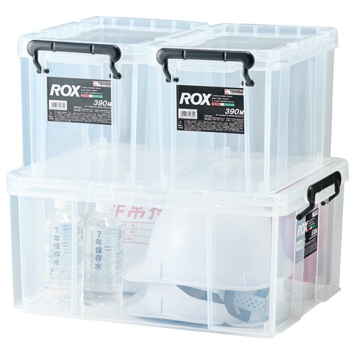 天馬 ロックス 390M W235×D390×H243mm クリア 1個(ご注文単位1個)【直送品】