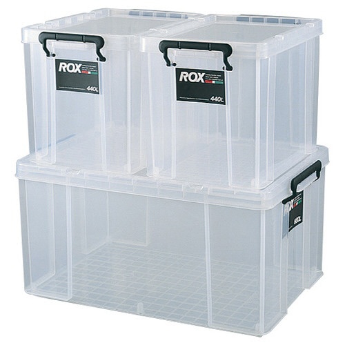 天馬 ロックス 440M W300×D440×H243mm クリア 1個（ご注文単位1個）【直送品】