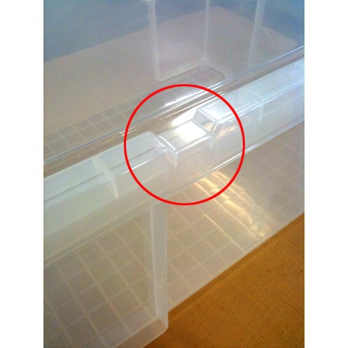 天馬 ロックス 440M W300×D440×H243mm クリア 1個（ご注文単位1個）【直送品】