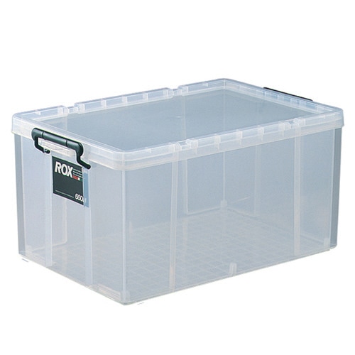 天馬 ロックス 660L W440×D660×H320mm クリア 3個/セット（ご注文単位1セット）【直送品】