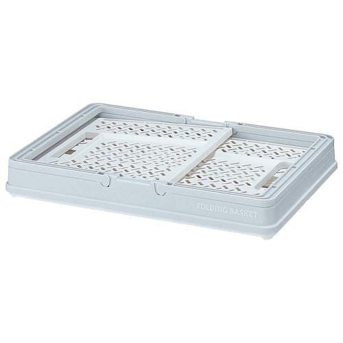 天馬 折りたたみバスケット M グレー 1個(ご注文単位1個)【直送品】