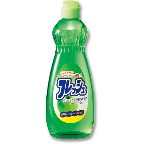 ロケット石鹸 フルーツ酸配合 フレッシュ グリーンアップル 本体 600ml 1本（ご注文単位1本）【直送品】